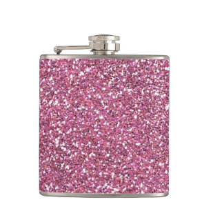 Flasques Parties scintillantes roses brillantes