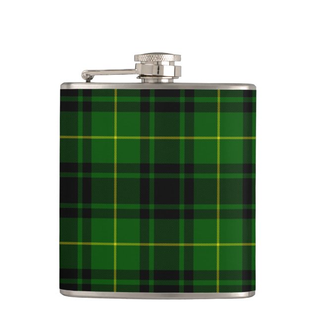 Flasques Pâte verte de tartan MacArthur (Devant)