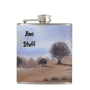 Flasques paysage d'automne pittoresque