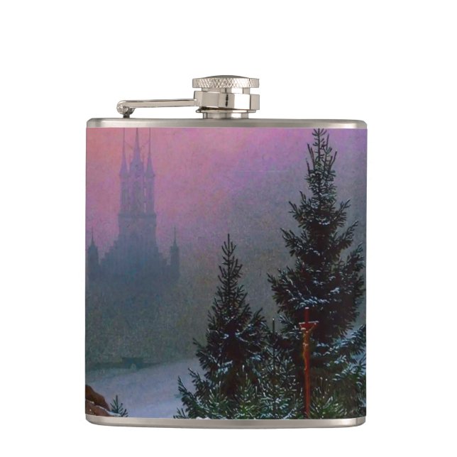 Flasques Paysage d'hiver Caspar David Friedrich (Devant)