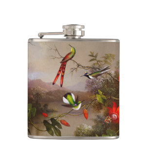 Flasques Paysage tropical avec dix colibris