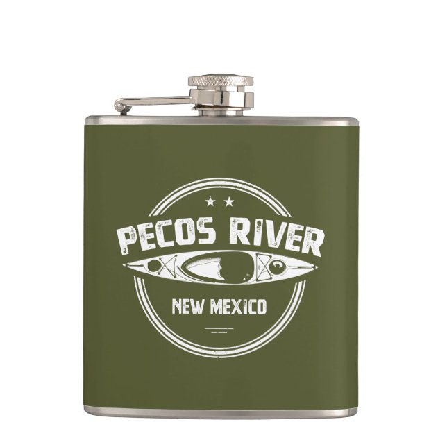 Flasques Pecos River Nouveau Mexique Kayak (Devant)