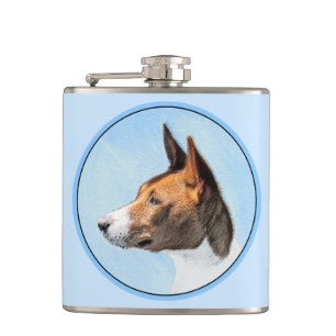 Flasques Peinture Basenji - Belle Art Original
