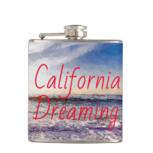 Peinture de couleur d'eau - rêver californien