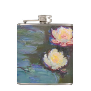 Flasques Peinture de nénuphars d'eau de Monet Étang de nénu