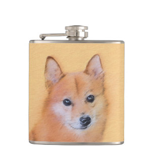 Flasques Peinture finlandaise Spitz - Jote Original Chien A