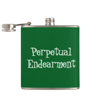 Flasques Perpetual Endearment Vinyl Wrapped Flask