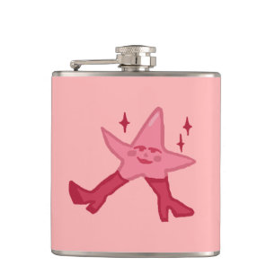 Flasques Personnage Étoile de Mer Rose en Talons Hauts Dess