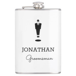 Flasques Personnalisé Groomsman Gift Party personnalisé