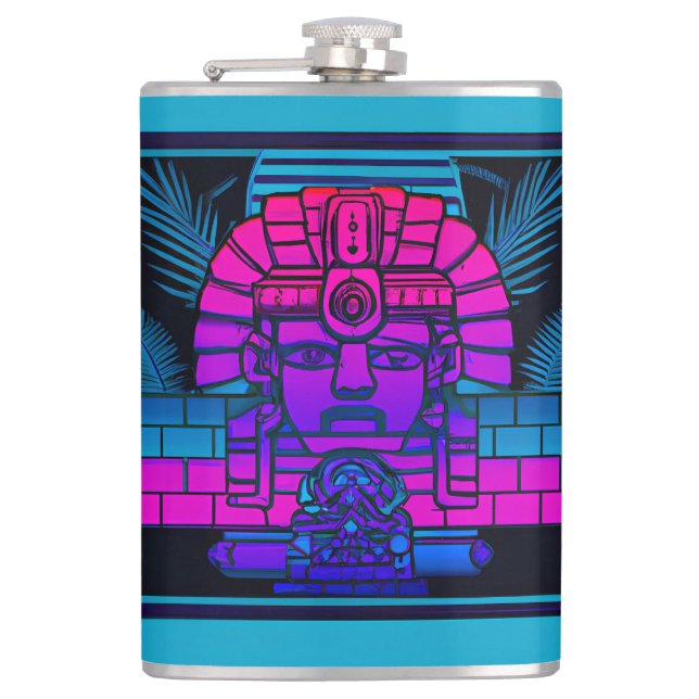 Flasques Pharaon Synthwave (Devant)
