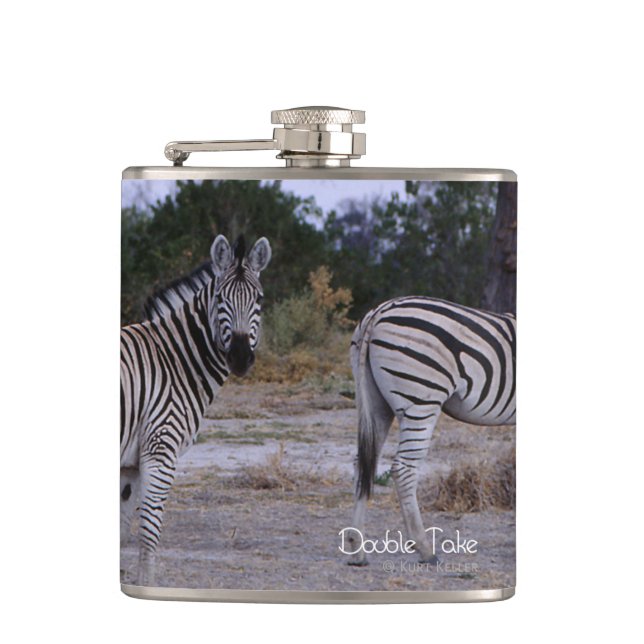 Flasques Photo Zebra Double Take (Devant)