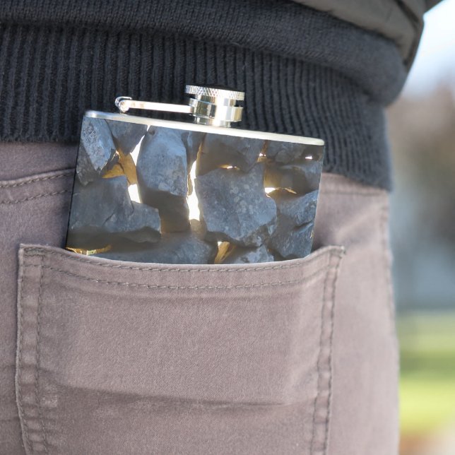 Flasques Photographie russe à mur de pierre croate (In Situ)