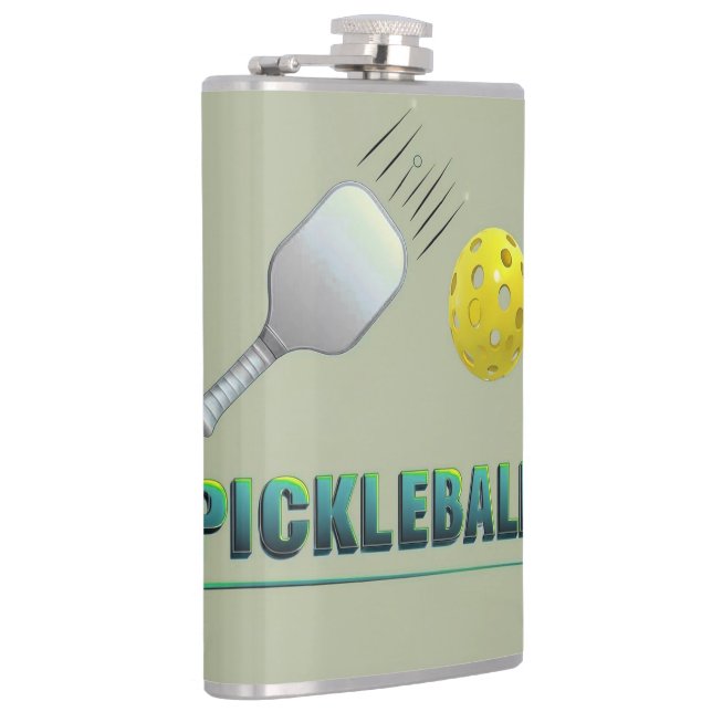 Flasques Pickleball Player - Cool Paddle Art (Droite)