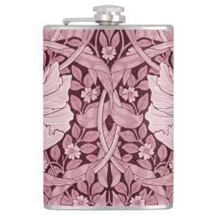 Flasques Pimpernel Maroon, William Morris