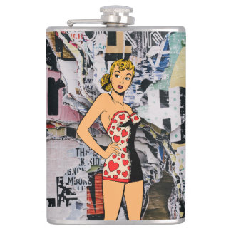 Flasques Pin-Up Heart Riot Flask