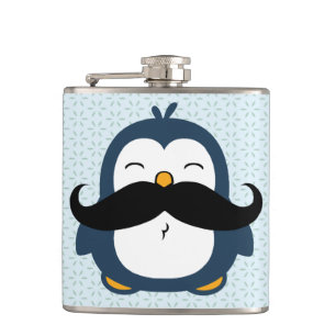 Flasques Pingouin de moustache