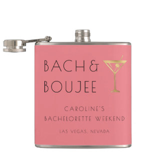 Flasques Pink Bach et Boujee Bachelorette