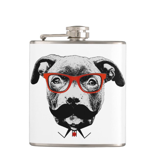 Flasques Pitbull Terrier de hippie (Devant)