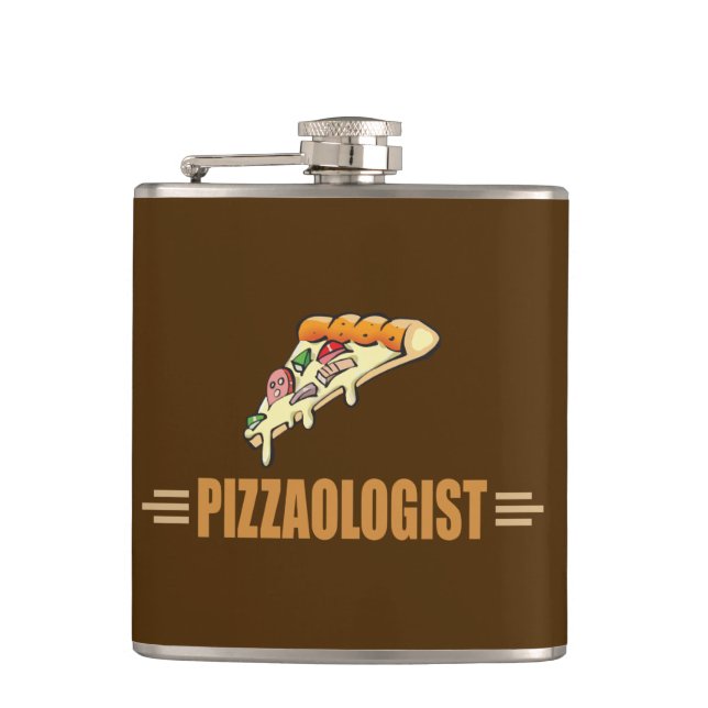 Flasques Pizza drôle (Devant)