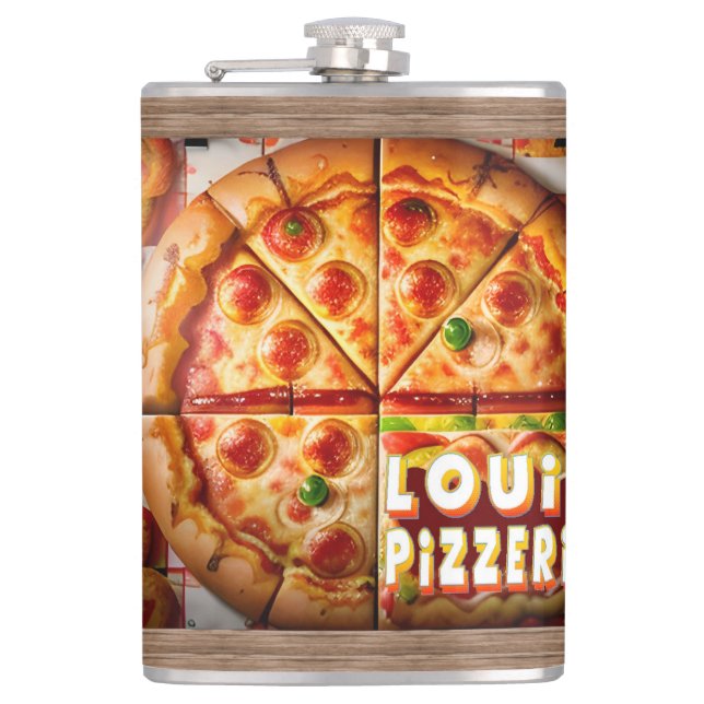 Flasques Pizza Pizzeria Design (Devant)