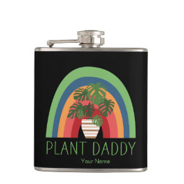 Flasques Plante Daddy Boho Rainbow Garden Monstera Feuilles