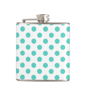 Flasques Pois turquoise