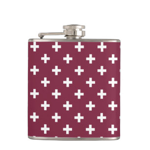 Flasques Polka blanche croise sur mûrier