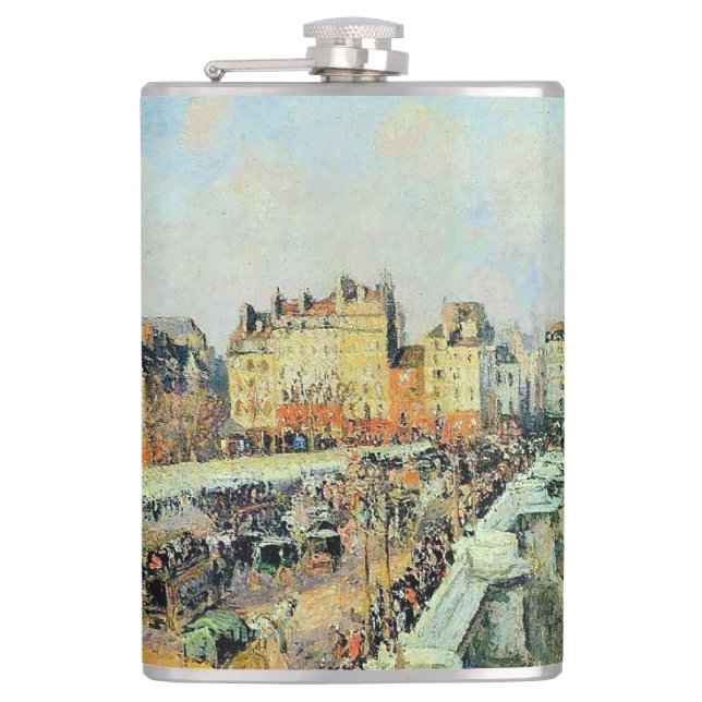 Flasques Pont Neuf, Après-midi, Sunlight Camille Pissarro (Devant)
