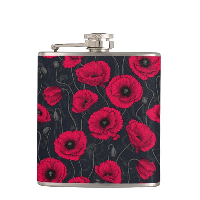 Flasques Poppies rouges (Devant)