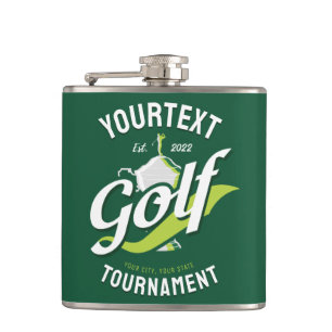 Flasques Pro Golfer NAME Golf Trophée Tournoi de golf