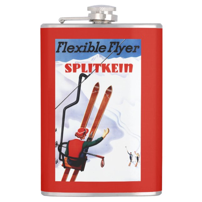 Flasques Promo en bois de skis de Splitkein d'insecte (Devant)