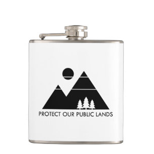 Flasques Protéger nos terres publiques Montagne