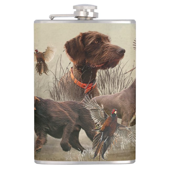 Flasques Pudelpointers, Chasse faisan (Devant)