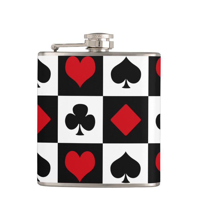 Flasques Quatre combinaisons de cartes (Devant)