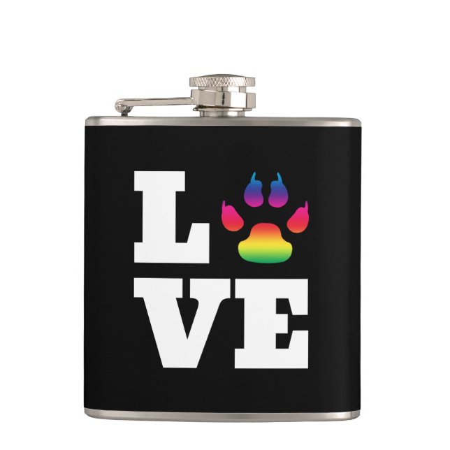 Flasques Rainbow paw (Devant)