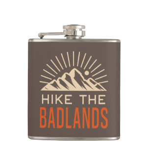 Flasques Randonnée Dans Les Badlands Sunburst