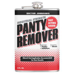 Flasques Remover de la culotte drôle customisée