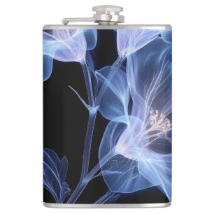 Flasques Représentation artistique d'une fleur par rayons X