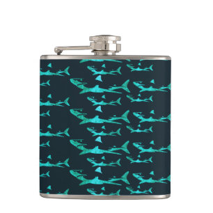 Flasques Requins bleus