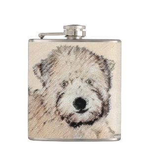 Flasques Revêtu doux Roue Peinture Terrier Art original