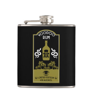 Flasques rhum vaudou des Caraïbes