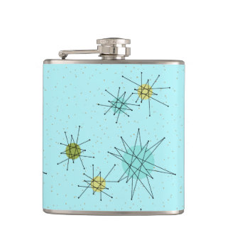 Flasques Robin's Oeuf Blue Starbursts Flask