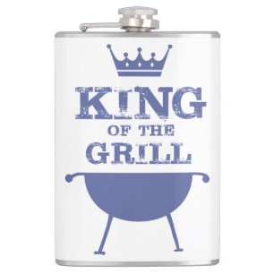 Flasques Roi Du Grill, Bleu