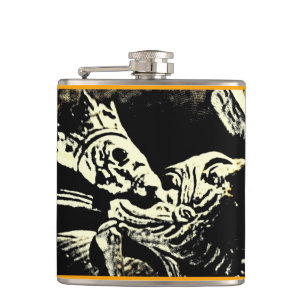 Flasques Roi squelettique antique