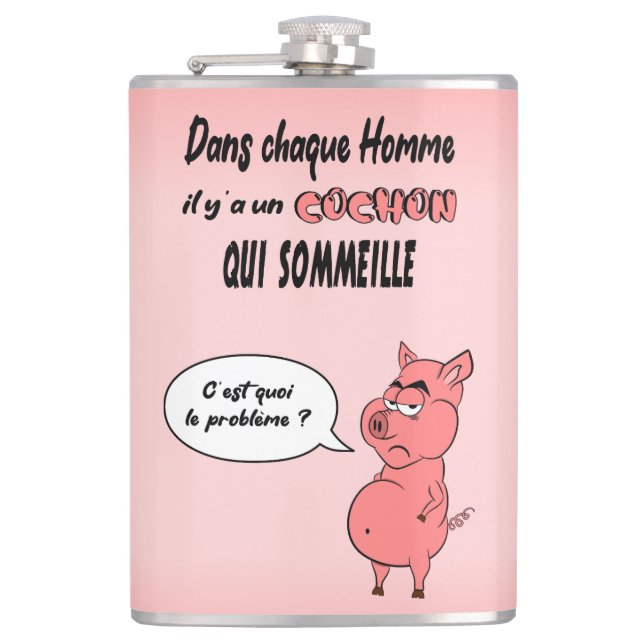 Flasques Ronchon le cochon (Devant)