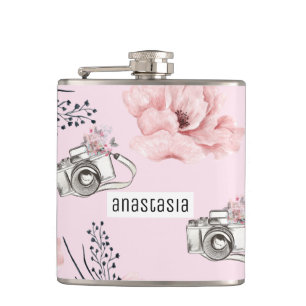 Flasques Rose personnalisé Pastel