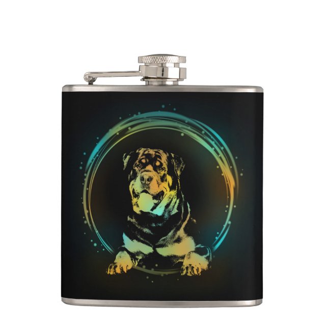 Flasques Rottweiler (Devant)