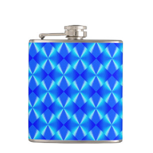 Flasques Royal Blue Modern Motif tendance