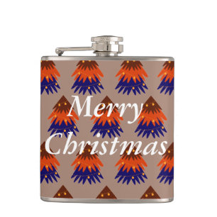 Flasques Sapin de Noël multicolore - Flask
