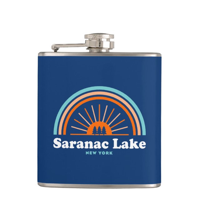 Flasques Saranac Lake New York Rainbow (Devant)